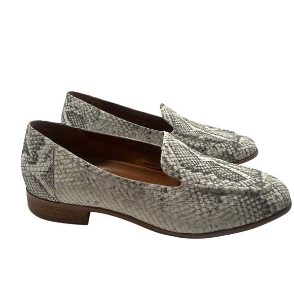 Franco Sarto Shoes - Franco Sarto Clarise2 Snake Print Leather Loafers Womens Shoes Size 8.5 slip-on